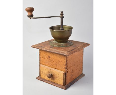 A Vintage Coffee Grinder, 27cms High