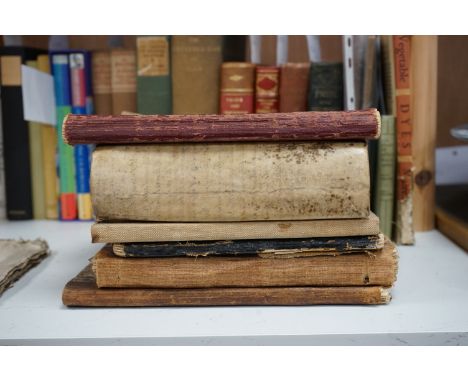 ° ° Mrs. Cliff's Receipt Book 1820; approx. 80pp ms. cookery recipes - meat, fish, desserts, some pickling and wines, etc. (i