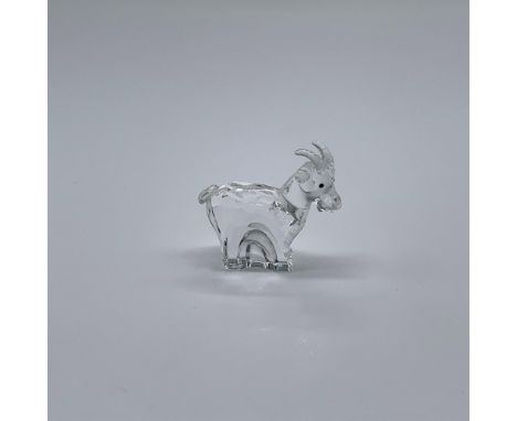 Part of the Chinese Zodiacs collection. Clear crystal figure of a horse with black eyes. Chinese Years of the Horse include: 