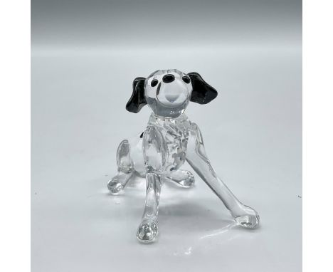 Part of the Peaceful Countryside collection this clear crystal figure has jet crystal eyes, nose, ears and spots on back. Swa