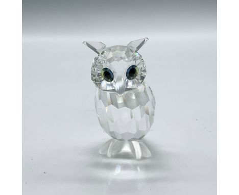Part of the Woodland Friends collection. Figure is made of clear crystal with frosted crystal beak, feet and wide yellow, blu