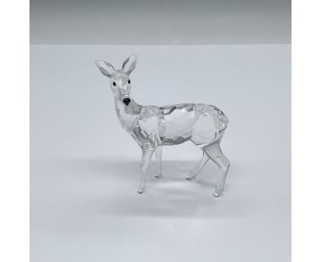 Part of the Rare Encounters group. Figure of a female deer in a clear crystal faceted body with smooth molded legs. Black cry