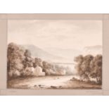 Mr Cotton (early 19th Century) - "Near Heversham, West Moreland", with pencil signature and title of