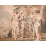 Richard Corbould (1757-1831) After John Hamilton Mortimer (1741-1779) - Watercolour - "Banditte