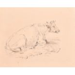 Peter de Wint (1784-1849) - Pencil and watercolour - Cattle studies, 13.5ins x 9.5ins, Attributed to