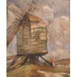 Reginald Frank Knowles Drewe (1878-1951) - Oil painting - "Old Mill, France", signed and dated 1932,