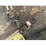 Lot de 2 pédales chaud / froid pour évier