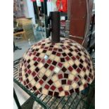 Lot de 2 bases de parasol GEO DOME - bourgogne