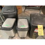 Lot de 4 receptacles à rebus