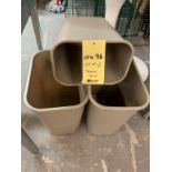 Lot de 3 receptacle à rebus