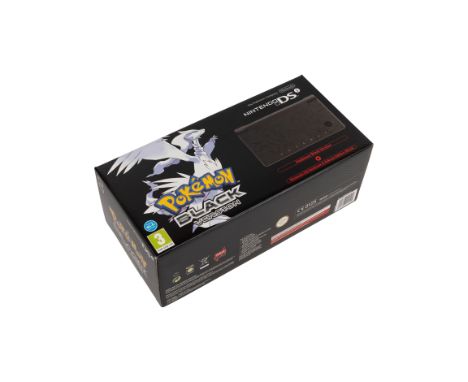 This lot features a sealed and complete in box Nintendo DSi featuring Pokémon Black. The handheld has never been used or remo