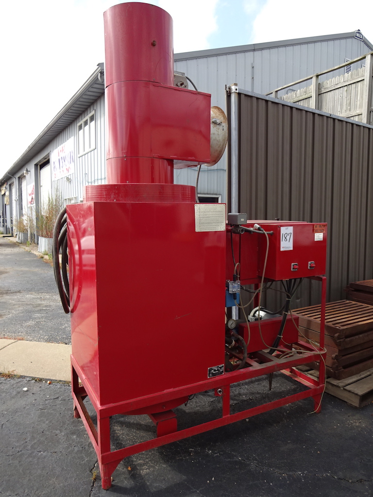 Sioux Model 4002 Natural Gas Steam Cleaner, S/N 028911, 2 HP, 1125 MBTU