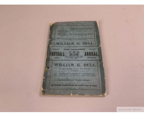 The Scottish Football Annual, 1894-95 edited by John K. McDowall, printed by Hay Nisbet & Co, with adverts and information on
