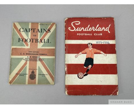 Two sought after books, 1920s Sunderland Football Club by J Anderson 1924-25 season history 1879-1924, with team photographs,