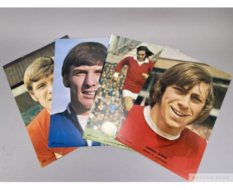 Large colour card pictures of players and teams issued by Coffer Sports, highly collectable players include Best, Peters, Mar