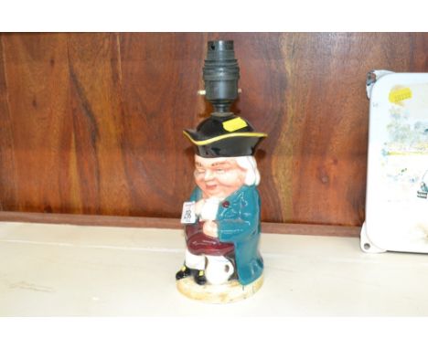 A Toby jug lamp