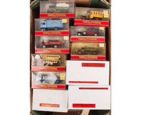 48 Matchbox Models of Yesteryear in Maroon boxes. Examples include; special editions; Merryweather Steam Fire Engine, Rolls R