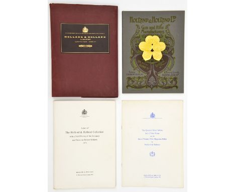 3 reprints “A part of The Holland & Holland Collection, with a Brief History of the Company and Notes on Related Subjects, 19