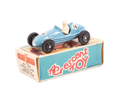 A Crescent single seat racing car. Gordini 2.5 litre ‘Grand Prix; (1289) in light blue, RN14, with cream baseplate, black det