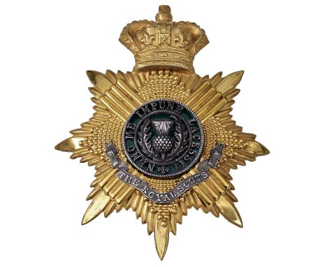 the crowned gilt metal rayed star surmounted by a faceted rayed star, central pierced white metal garter NEMO ME IMPUNE LACES