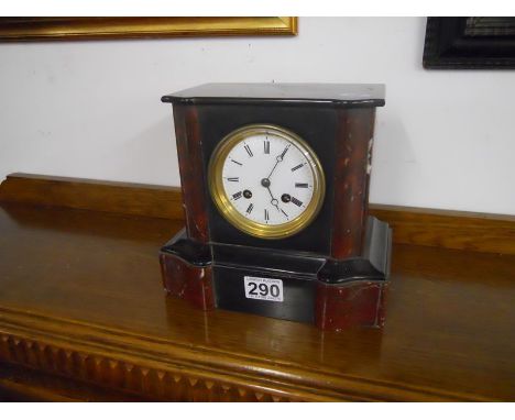 Marble mantle clock