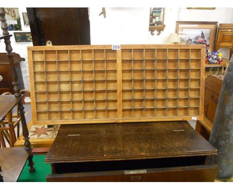 Wooden print tray
