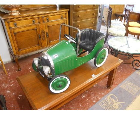 Vintage model child's pedal car