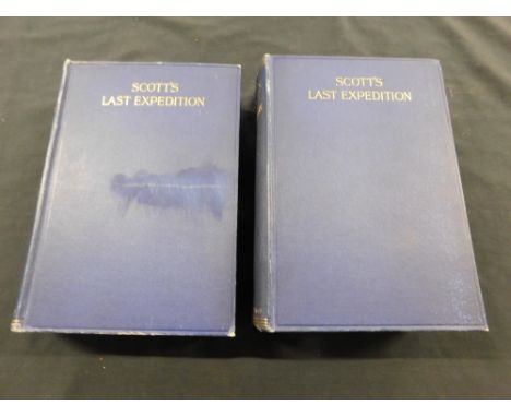 ROBERT FALCON SCOTT: SCOTT'S LAST EXPEDITION, Ed Leonard Huxley, preface Sir Clement S Robert Markham, London, Smith Elder, 1