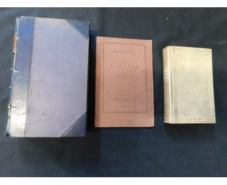 GEORGE GORDON LORD BYRON: 3 Titles: THE WORKS, London for John Murray, 1815 first edition, vol 1 (of 4 only), containing Chil