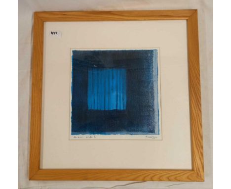 F/G MODERN PRINT PICTURE, STAINED GLASS EFFECT MIRROR &amp; A FRAMED PICTURE OF A CATHEDRAL CITY