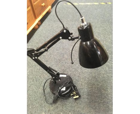 MODERN BLACK ANGLE POISE LAMP