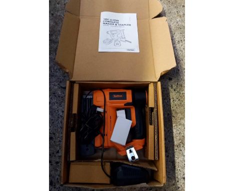 VONHAUS 18v CORDLESS NAILER &amp; STAPLER - NEW IN BOX