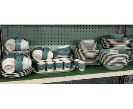 LARGE SHELF OF ENOCH WEDGWOOD GARDEN DESIGN TEA &amp; DINNER WARE