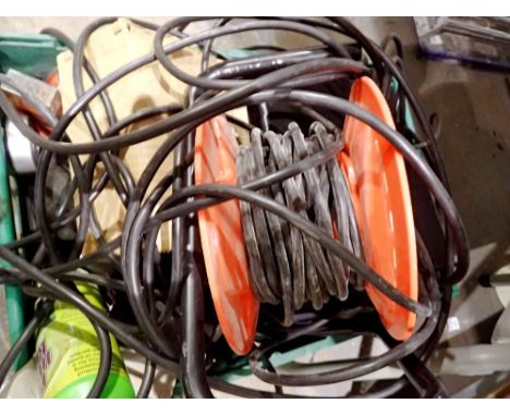Mixed tools including a cable reel extension. Not available for in-house P&amp;P 