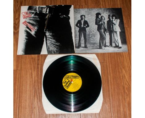 The Rolling Stones ' Sticky Fingers ' Vinyl L.P. Released 1971. Catalogue Num. COC.59100. Matrix Num. COC-59100-A4. Complete 