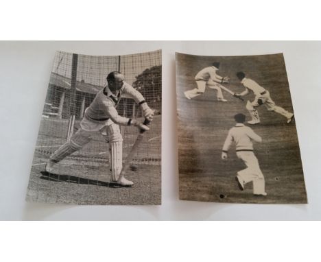 CRICKET, press photos, 1950s, England, inc. v Australia 1953 (4), inc. Hutton, Harvey, Simpson &amp; Hassett; v South Africa,