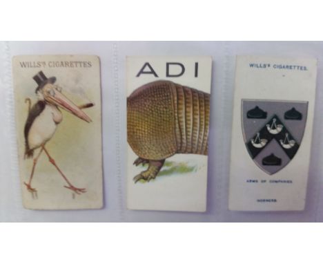 WILLS, odds, inc. arms, Association Footballers, Aviation, Cinema Stars, British Birds, Conundrums, Cricketers, Dogs, DYK, Fa