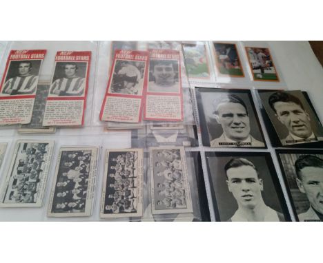 FOOTBALL, mainly trade part sets, inc. Chix, Cadet, A&amp;BC, Typhoo, Topical Times, Barratt, playing acads, Ardath, Master v