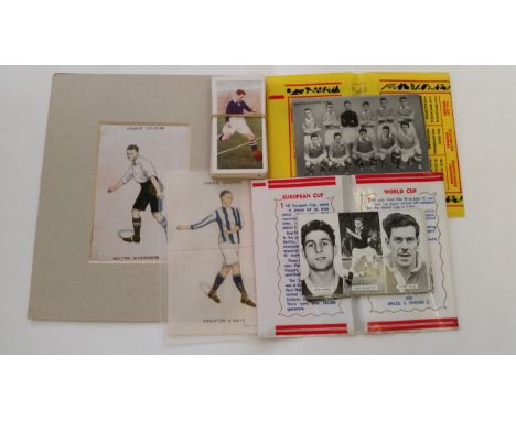 FOOTBALL, selection, inc. Thomson, complete (2), Cup-Tie Stars &amp; Famous Teams in Football History (each in plastic wallet