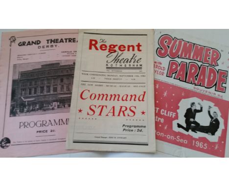 MAGIC, theatre programmes, 1940s-1950s, inc. Albert Burdon, Al Koran, Kovari, Cingalee, Chris Charlton, Erik, Robert Harbin, 