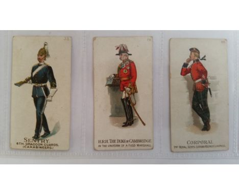 MILITARY, odds, inc. Gallaher Types of the British Army (14); Cohen Weenen, Hill, Phillips etc., FR to VG, 31*