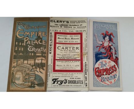 MAGIC, theatre programmes, 1900s-1930s, inc. Gali-Gali, Cecil Keech, Chefalo, Chris Charlton, Fred Culpit, Carter, Chatrand T