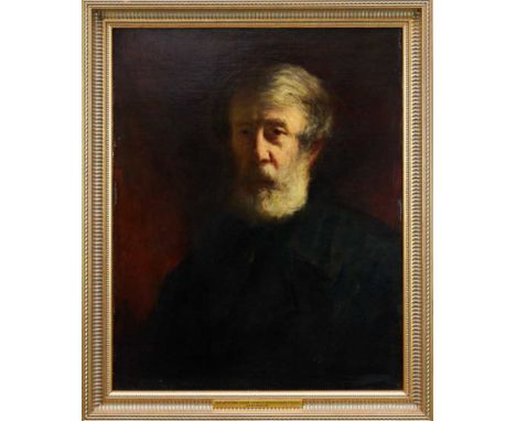 George Paul Chalmers (1833-1878) oil on canvas - Portrait of John Moinet, Third Manager of the Caledonian Insurance Company 1