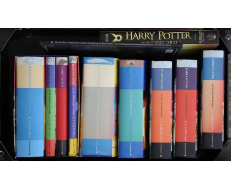 Collection of Harry Potter books, including first editions of the following: Harry Potter and the Deathly Hallows (x3), Harry