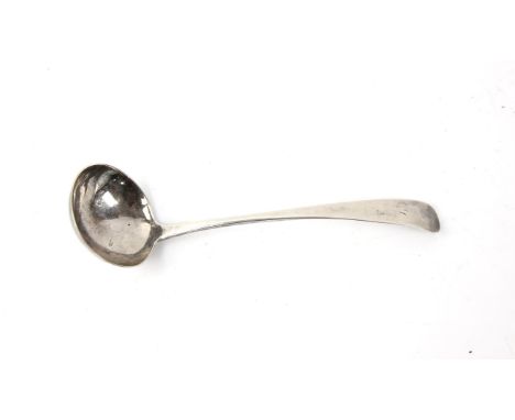 Georgian Scottish silver sauce ladle by John Graham Edinburgh 1808    