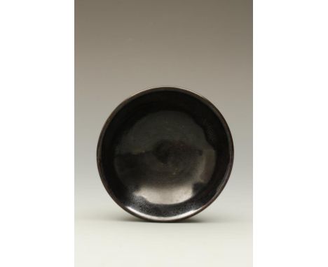 AN EXCEPTIONAL CHINESE 'OIL-SPOT' (YOUDIYOU) GLAZED WAN BOWL, of gently rounded form, the rich dark brown glaze suffused with