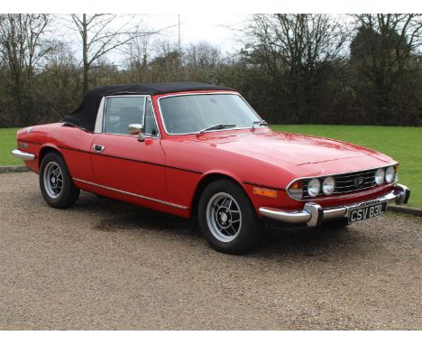 1973 Triumph Stag 3.0Make: Triumph Model: Stag Year: 1973Mileage: 94922VIN: LD208130Configuration: Right Hand DriveRegistrati