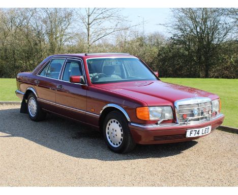 1989 Mercedes W126 300 SE AutoMake: MercedesModel: 300 SEYear: 1989Mileage: 134934VIN: WDB1260242A461991Configuration: Right 