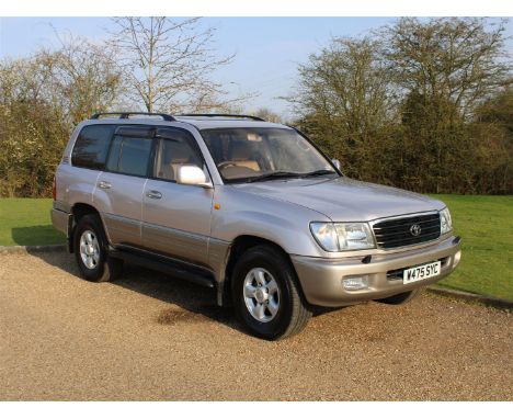 2000 Toyota Land Cruiser 4.2 Diesel AutoMake: Toyota Model: Land Cruiser Year: 2000Mileage: 127000VIN: HAJ1010027193Configura