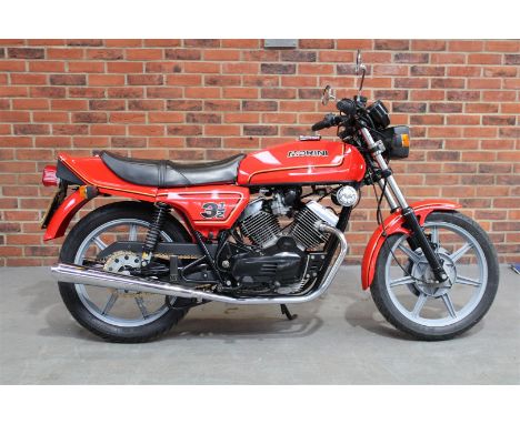 1985 Moto Morini 350 Strada V-Twin Make: Moto MoriniModel: 350 Strada V-TwinYear: 1985Mileage: 7178VIN: K23632Configuration: 